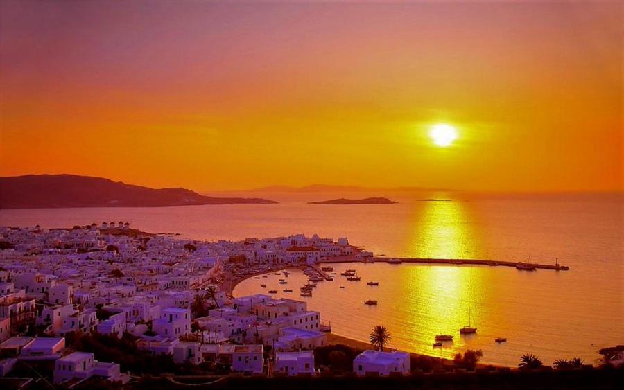 Town Apartment Mykonos Town Bagian luar foto